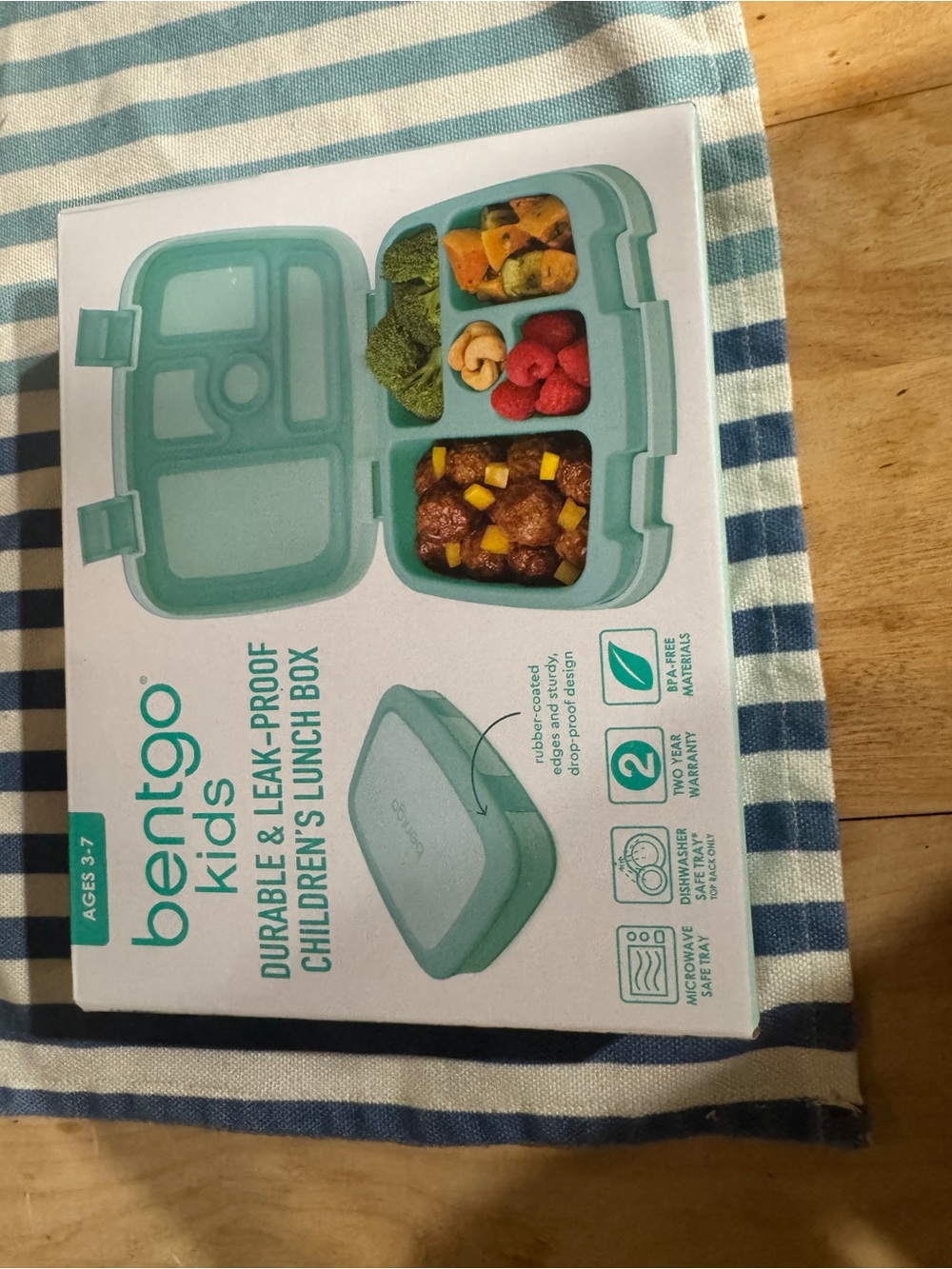 Bentgo Kids Durable Leak-Proof Lunch Box - Mint